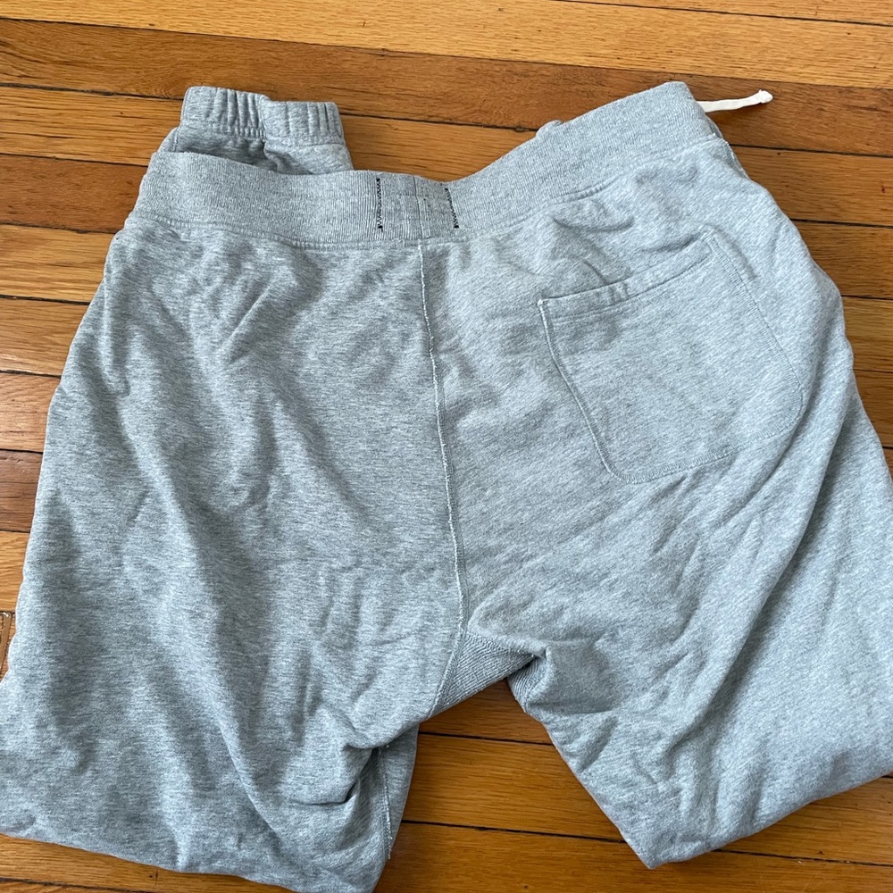Reigning Champ midweight cuffed sweatpants, Heather grey, size XL